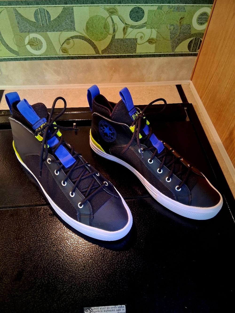 Converse Chuck Taylor All Star CX High Top Black/Blue/Neon - Men’s 11.5 171680C - Picture 5 of 8